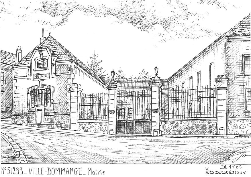 N 51293 - VILLE DOMMANGE - mairie